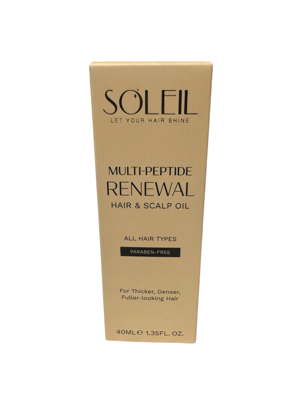 SOLEIL Multi-Peptide Renewal Hair & Scalp Oil -
